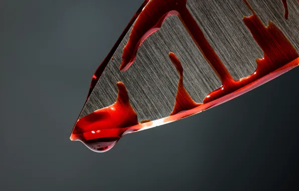 Picture macro, blood, knife