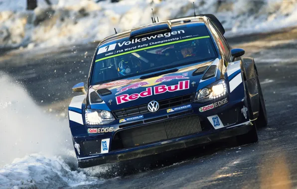 Auto, Volkswagen, Machine, Speed, Lights, WRC, Rally, Rally