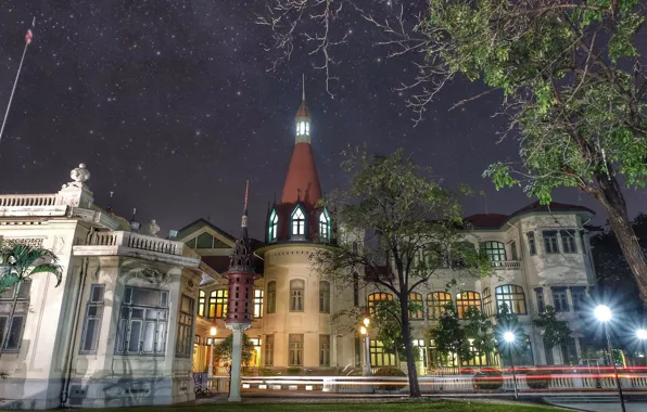 Night, Thailand, Bangkok, Phyathai palace