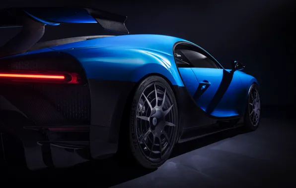 Bugatti, rear view, hypercar, Chiron, 2020, Pur Sport