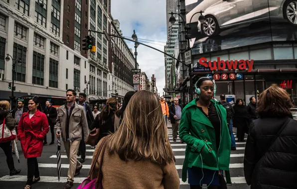 Picture road, movement, people, street, pedestrian