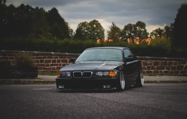 Picture Road, BMW, BMW, oldschool, 3 series, E36, Stance