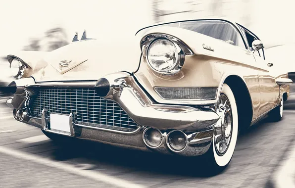 Auto, retro, car, classic, Cadillac, Oldtimer