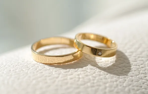 Gold, ring, decoration, wedding