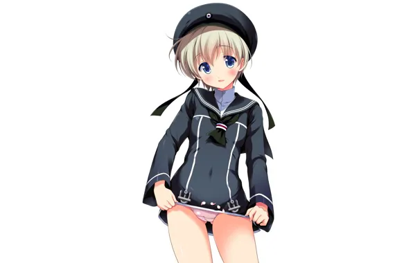 Girl, sexy, lingerie, panties, dress, anime, blue eyes, beautiful