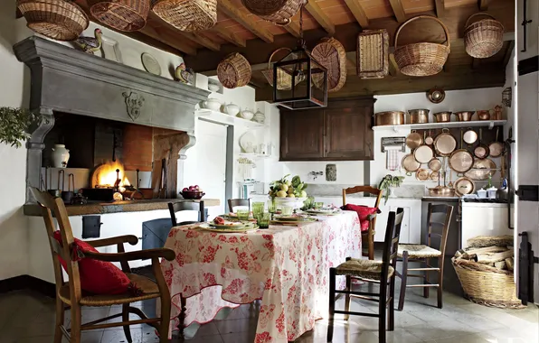 Design, interior, kitchen, dining room, rustic style, Craft Style Home