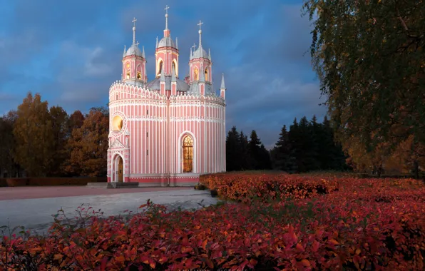 Park, Saint Petersburg, Church, temple, Russia, architecture, Dmitry Anisimov, Chesma Church