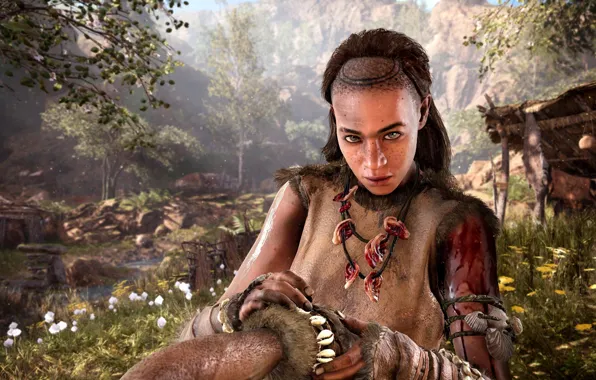 Forest, nature, Girl, Far Cry, Ubisoft, Primal, Ancient