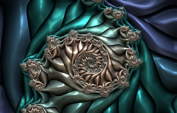 Abstraction, fractals, spiral, fractal, abstract background, tightening