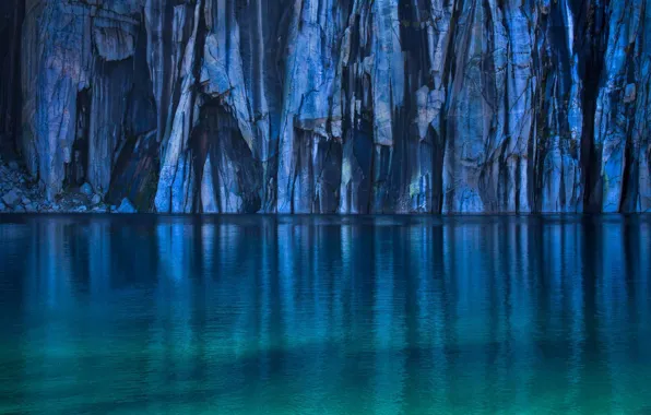 Picture rocks, CA, USA, Sequoia national Park, lake Presipis
