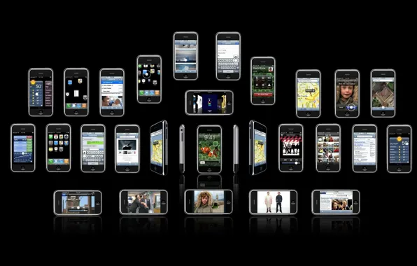 Picture iphone, brand, phones, iPhones, telefonchiki, cell phones, cellphones