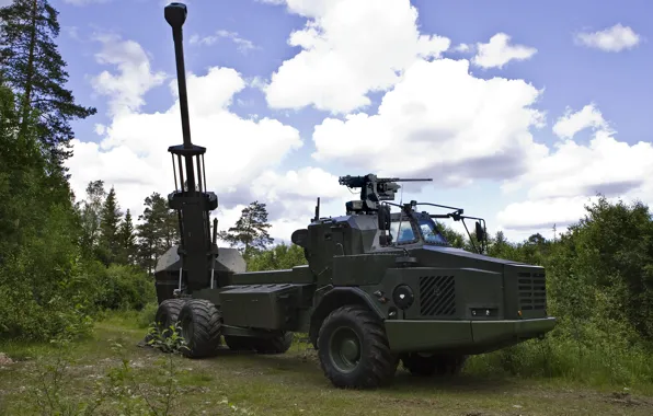 Picture installation, self-propelled, artillery, Archer, 155 mm, multipurpose, Swedish, FH77 BW L52