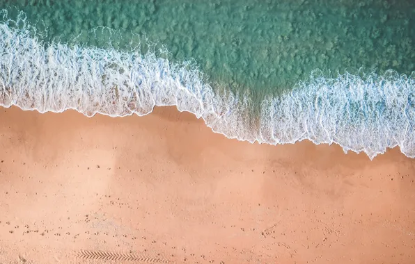 Sand, The ocean, Sea, Beach, Shore, The view from the top