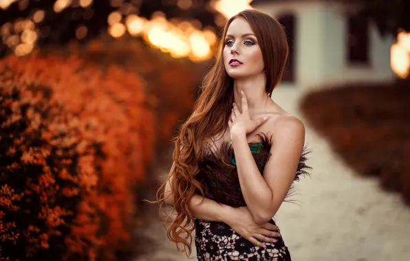 Makeup, sponge, curls, retouching, Peter Paszternak, Autumn the year's last loveliest smile