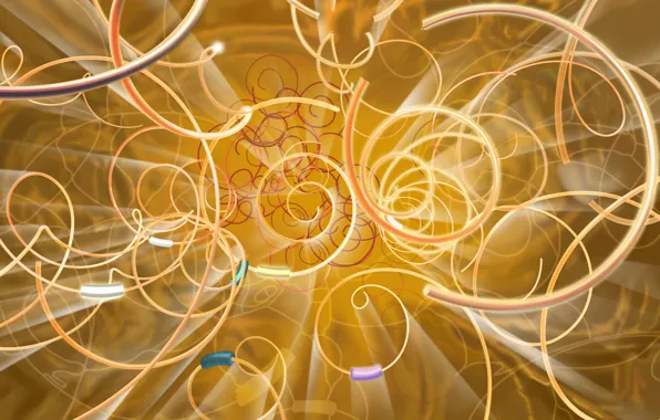 Reflection, background, spiral, colorful