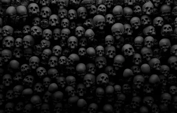 Death, background, skull, a lot