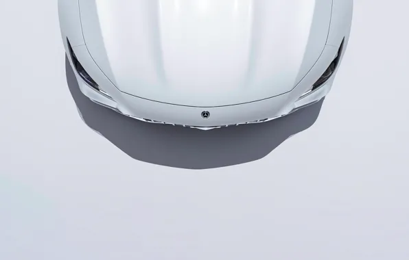Auto, White, Machine, The hood, Mercedes, The view from the top, Transport & Vehicles, AMG …