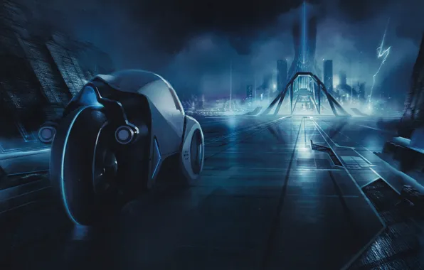 Picture the city, movie, the throne, tron, the cycle