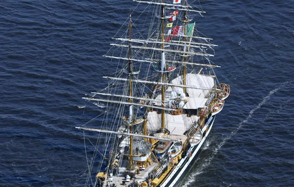 Ship, sailing, training, The Italian Navy, Amerigo Vespucci