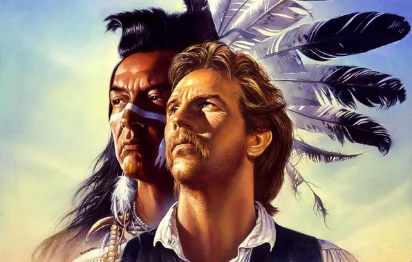 Picture adventure, drama, Western, Kevin Costner, Kevin Costner, Dances with Wolves, "Dances with wolves"