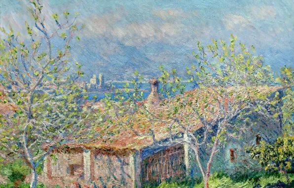 Picture landscape, picture, Claude Monet, The Gardener's House