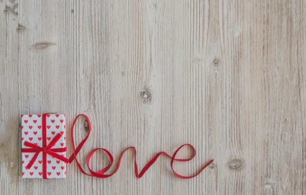 Picture tape, red, love, wood, romantic, valentine's day, gift