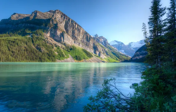Picture the sky, landscape, mountains, nature, lake, beauty