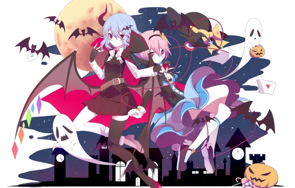 Anime, art, Girls, Touhou