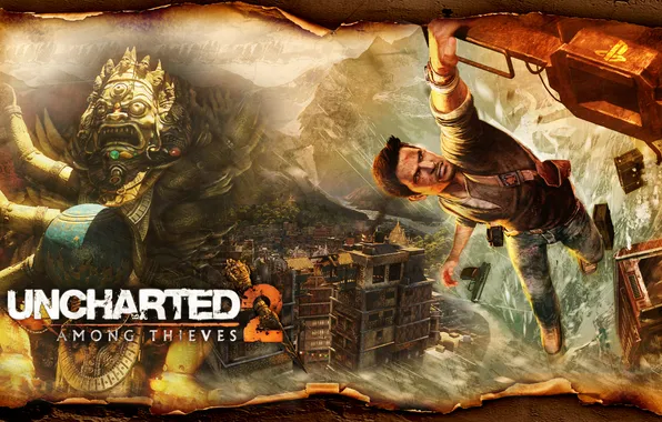 Picture Uncharted 2, Uncharted, Nathan Drake, Among Thieves