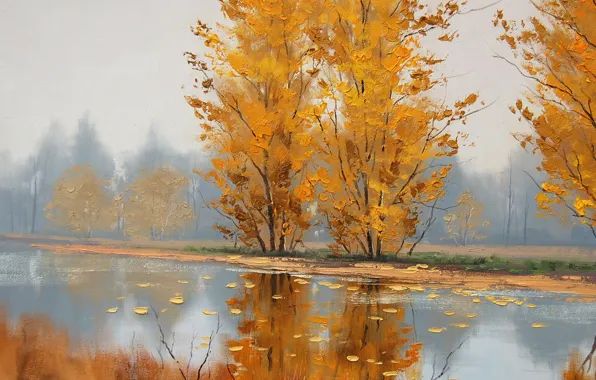 ART, FIGURE, ARTSAUS, MISTY AUTUMN