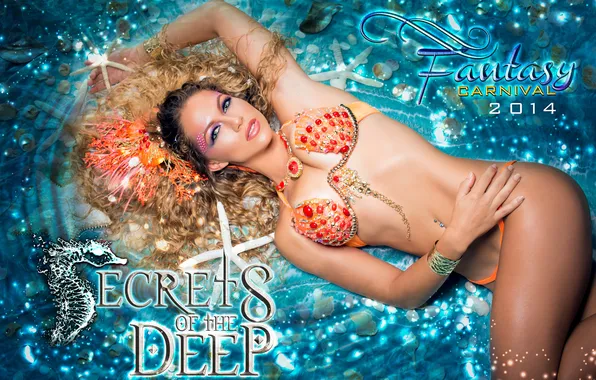 Water, decoration, outfit, bikini, carnival, starfish