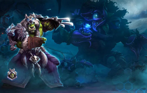 Picture Orc, wow, world of warcraft, shaman, orc, shaman, heroes of the storm, batleground
