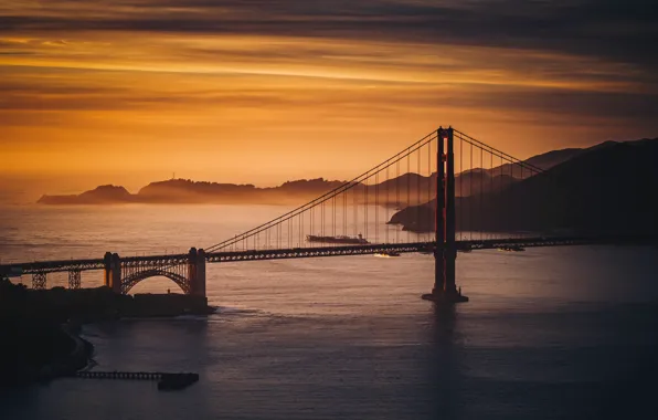 Golden Gate Bridge, United States, California, Marina
