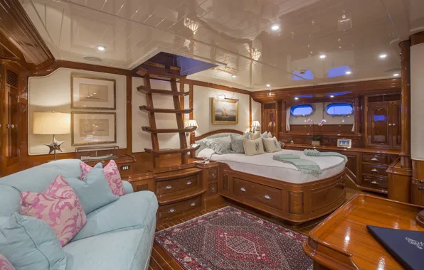 Picture design, style, interior, yacht, Suite, cabin