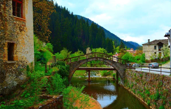 Picture River, Bridge, River, The bridge