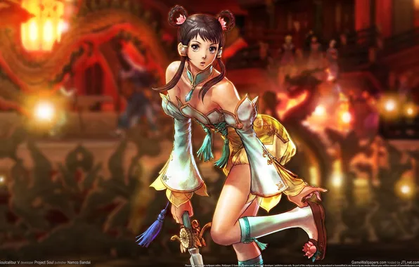 Picture girl, sword, fighter, Fighting, Chan, SoulCalibur V, Soul Calibur 5