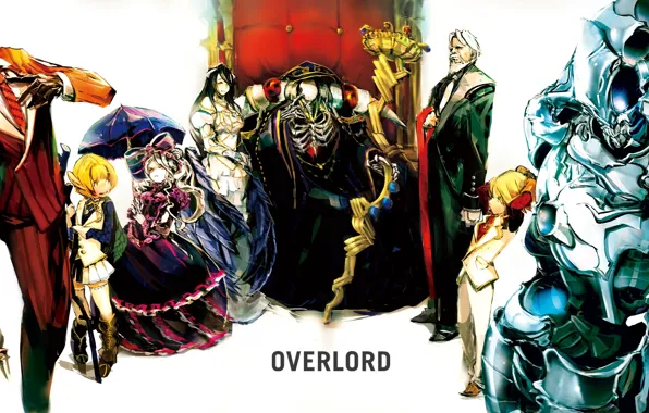 Overlord, Albedo, Beautiful Sea Flower, Shalltear Blood Fall, Demiurge, Ainz Ooal Gown, Sebas Tian, Aura …