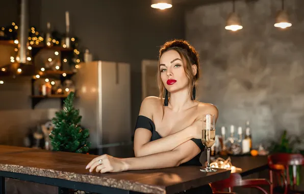 Picture model, look, drink, pose, A Diakov George