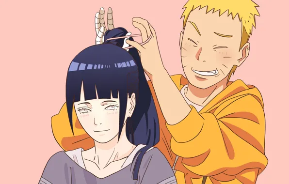 Smile, pair, two, Naruto, Naruto, idyll, Naruto Uzumaki, Boruto