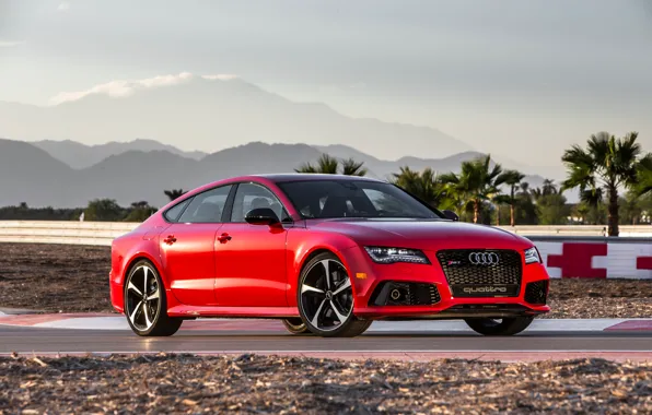 Audi, Audi, Red, RS7