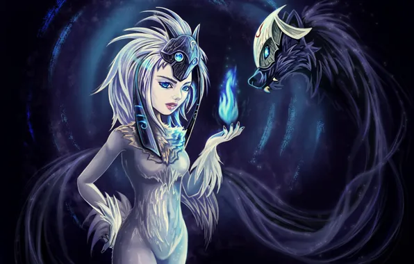 Look, girl, beast