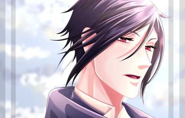 Portrait, the demon, Dark Butler, Kuroshitsuji, Sebastian Michaelis, by namisiaa