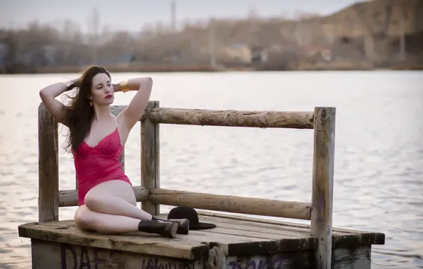 Girl, pose, Marta
