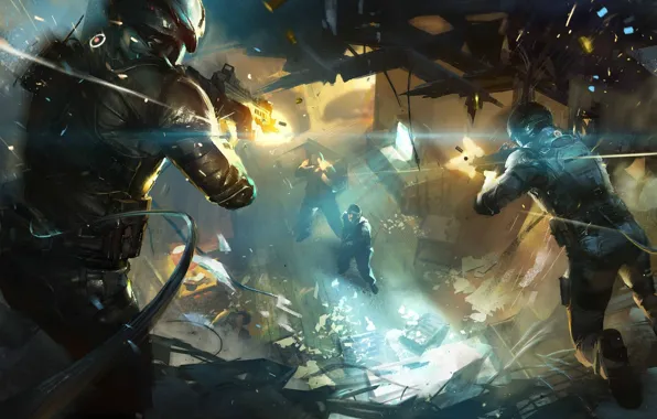 The bandits, storm, special forces, rainbow 6, speperate