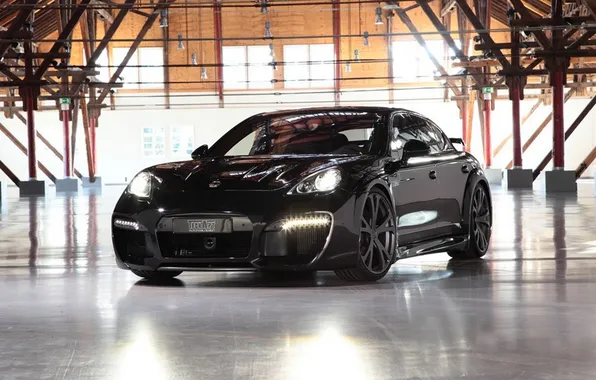 Picture black, panamera, Techart, tuned