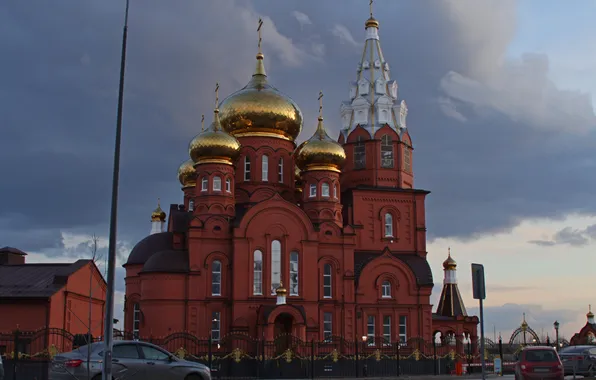 The sky, clouds, spring, the evening, Russia, architecture, twilight, Stan