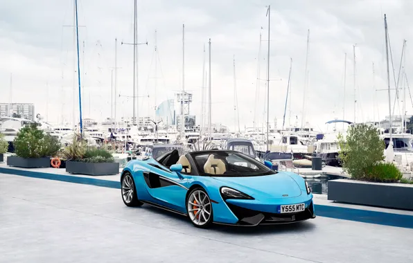 McLaren, supercar, 2018, Spider, 570S