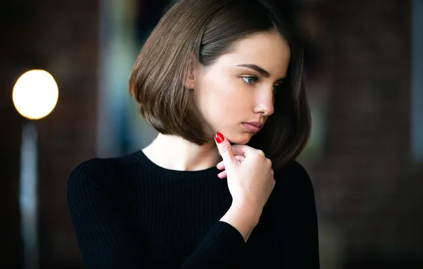 Portrait, the beauty, Anton Medvedev, young Hanna