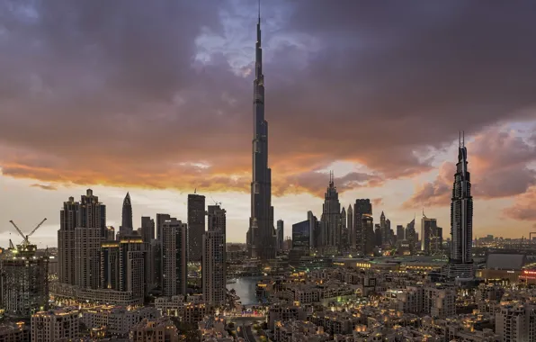 The city, Dubai, UAE, Downtown Dubai