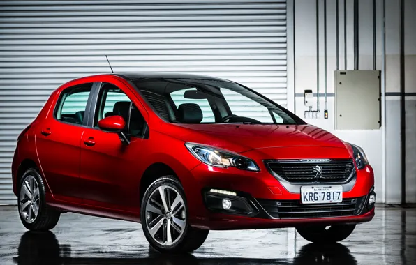 Picture Peugeot, red, Peugeot, 308